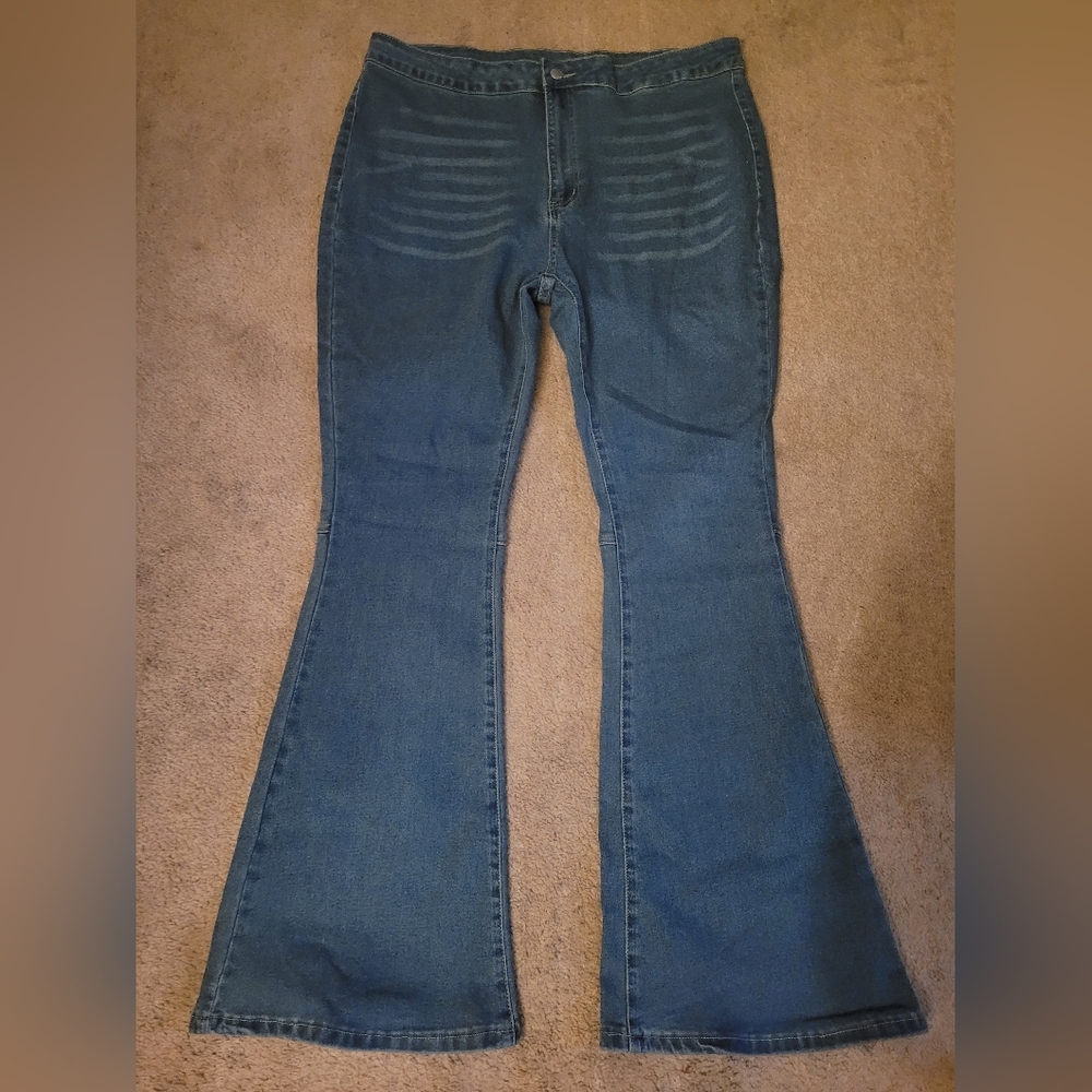 Women's High Waisted Bell Bottom